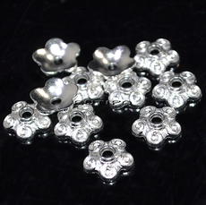 100шт, Обниматели Silver 10мм