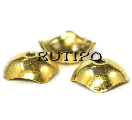 100шт, Обниматели Antique gold 10*4мм