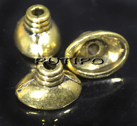 100шт, Обниматели Antique gold, 12*9*7мм