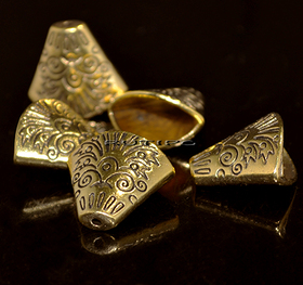 Конус Antique Golden, 20*18*12мм, шт