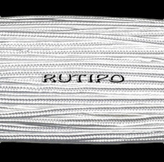 Soutache cord white (glossy), 3mm * 1m