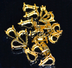 Оправа-цап Golden, капля 13*8мм, шт