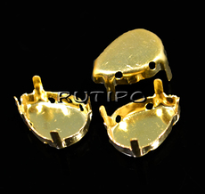 Frame Golden, drop 14*10mm, pcs