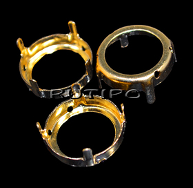 Оправа-цап Golden, для вставки 18мм, шт