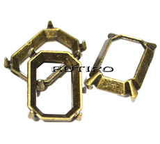 Bronze frame for insertion 18*13*8mm, pcs