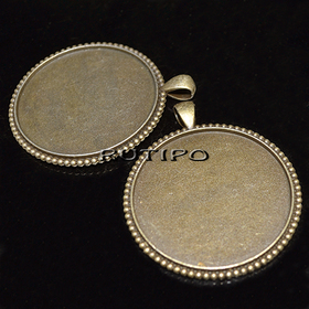 Оправа Antique Bronze, для кабошона 40мм, шт