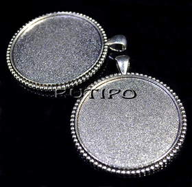 Оправа Antique Silver, для кабошона 40мм, шт