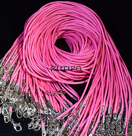 Основа вощеный шнур HotPink 1.5мм*43см, шт
