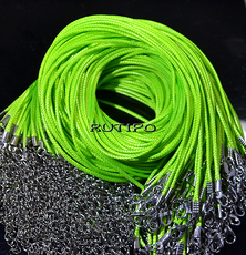 Base waxed cord LawnGreen 1.5mm*43cm, pcs