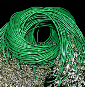 Основа вощеный шнур Green 1.5мм*43см, шт