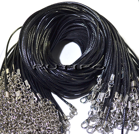 Основа вощеный шнур Black 1.5мм*43см, шт