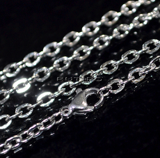 Chains Necklace Stainless Steel (size 4.5*3mm), 75cm, piece