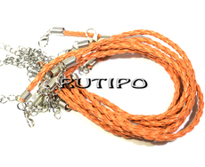 Base for bracelet orange 200 * 3mm, pcs