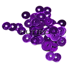 Пайетки Mauve 5мм, 1г (ок.150шт)