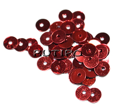 Пайетки DarkRed 5мм, 1г (ок.150шт)