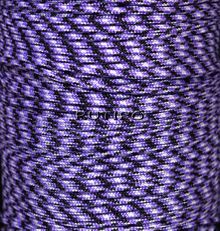 Паракорд мини DarkVioletMix 2.5мм, 1м