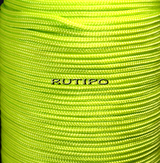 Paracord mini GreenYellow 2.5mm, 1m
