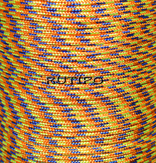 Paracord mini DarkOrangeMix 2.5mm, 1m