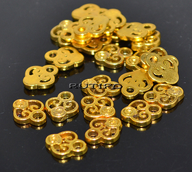 20шт, Подвески Antique gold 10*8мм