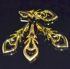 Кулон Golden Plated 39*14*7мм, шт