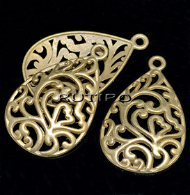 Подвеска Antique Bronze 34*22мм, шт