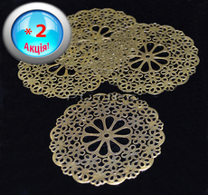 Round plate 56mm, 5 pcs (+5 pcs as a gift)