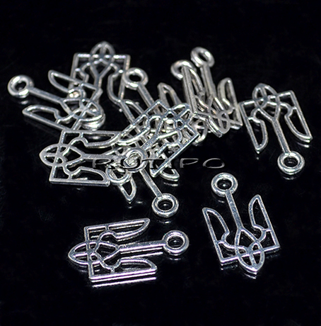 Подвеска "Тризуб" Antique Silver 18*9.5мм, шт