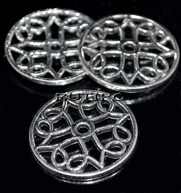Підвеска-конектор Antique Silver 22мм, шт