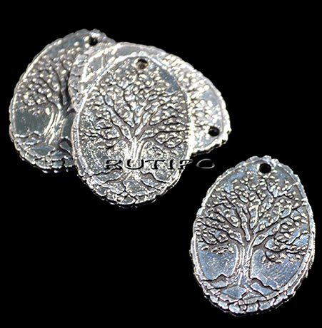 Подвеска "Дерево" Antique Silver, 25*17мм, шт