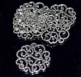 50шт, Подвески Antique Silver 25мм