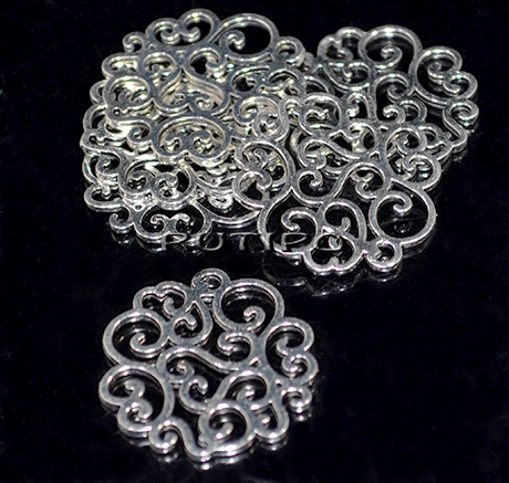 50шт, Подвески Antique Silver 25мм