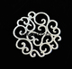 50шт, Подвески Antique Silver 25мм
