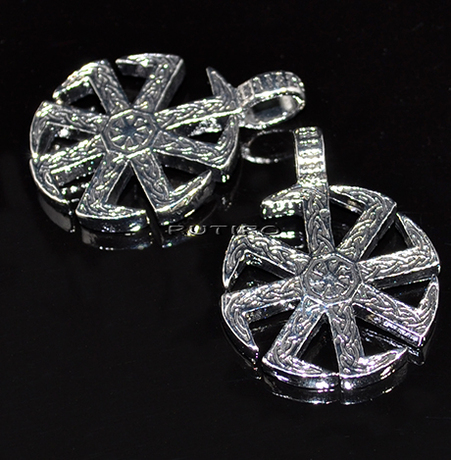 Кулон "Коловрат" Antique Silver 39*29мм, шт