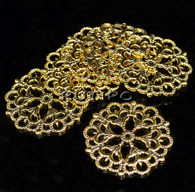 Подвеска Antique gold 29мм, шт