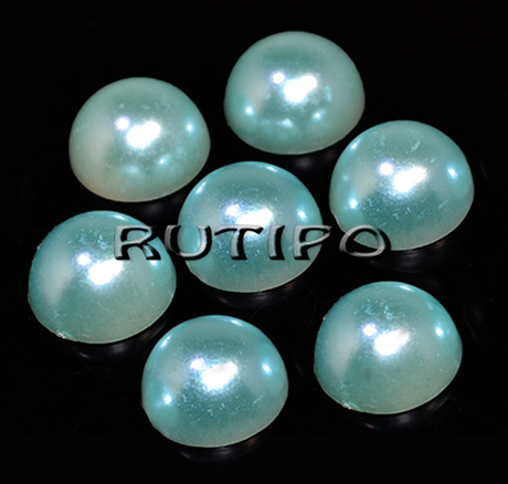 Полубусина PaleTurquoise 11*5.5мм, шт