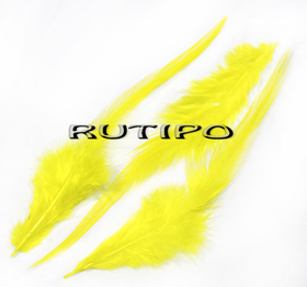 Перо Півня жовте, 10-13см, шт