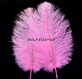 Перо Страуса Pink 15-20см, шт