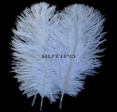Перо Страуса LightBlue 15-20см, шт