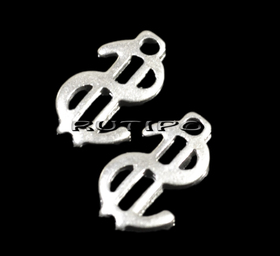 Підвіска $ мед.сталь, 11*7мм, шт