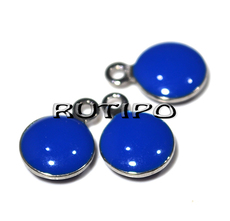 Blue pendant, Stainless Steel, 11*8mm, pcs