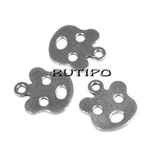 Pendant, Stainless Steel, 11*10mm, pcs