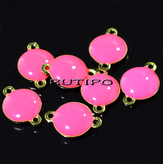 Коннектор Golden HotPink, мед.сталь, 15*10мм, шт