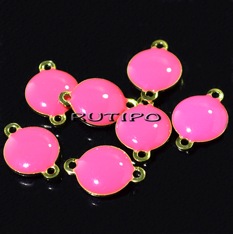 Коннектор Golden HotPink, мед.сталь, 15*10мм, шт