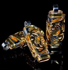 Pendant Stainless Steel 35*13*9mm, piece