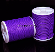 Витой вощеный шнур Purple, 1мм, бобина