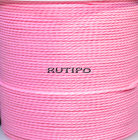 Витой вощеный шнур Pink, 1мм, м