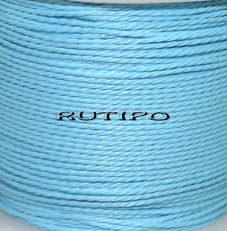 Витой вощеный шнур SkyBlue, 1мм, м