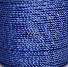Витой вощеный шнур PrussianBlue, 1.5мм, м