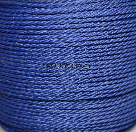 Витой вощеный шнур PrussianBlue, 1.5мм, м