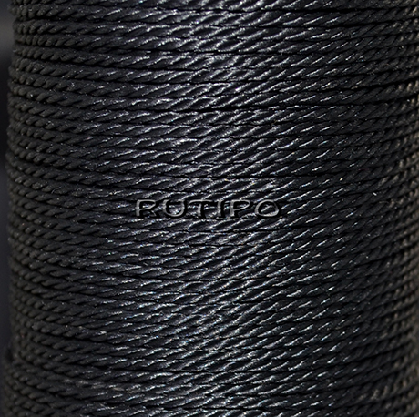 Витой вощеный шнур Black, 1.5мм, м